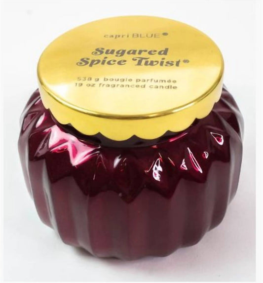 Capri Blue - Royal Gem Signature Sugared Spice Twist Candle 19 oz
