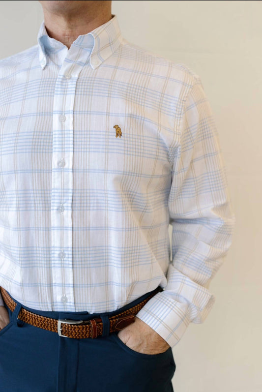 Southern Casanova - Surfboard Check Button Down Shirt