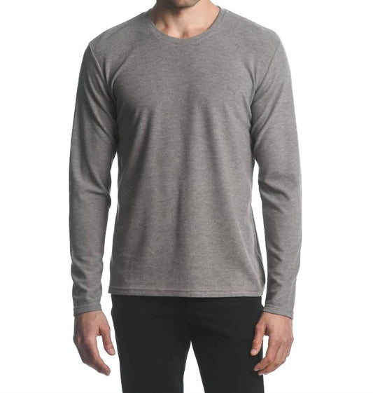 Postmarc - Stretch Knit Long Sleeve Crew Pullover