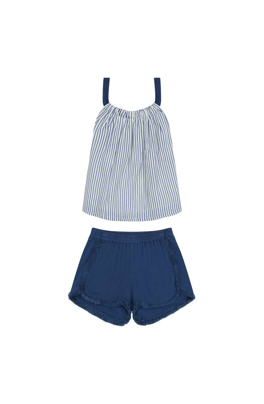 Mer St. Barth - Girls Colette Top And Short Set