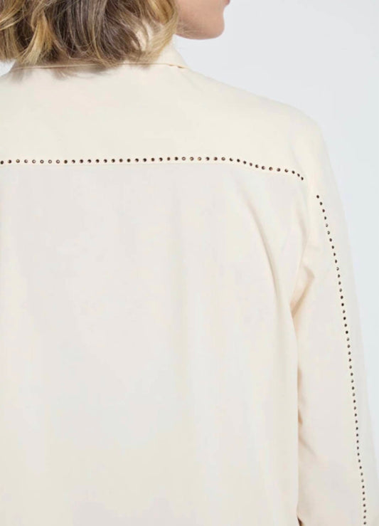 Lysse - racket crystal embellished shirt