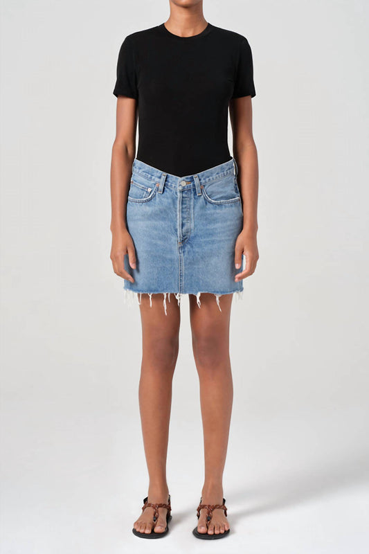 Agolde - V-waist Mini Skirt