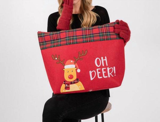 Judson & Co. - Women's Reindeer Tote Bag