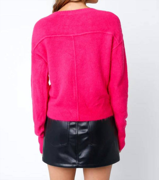 Olivaceous - Supersoft V-neck Sweater