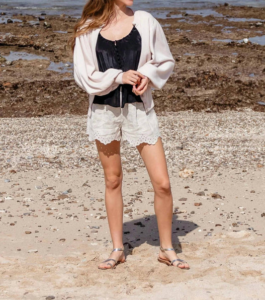 Scarlett Poppies - VOLUME SLEEVE FEMININE CASHMERE CARDIGAN