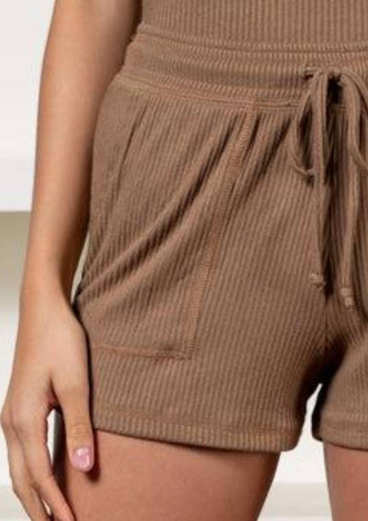 Elan - Bimini Ribbed Knit Pull-on Short