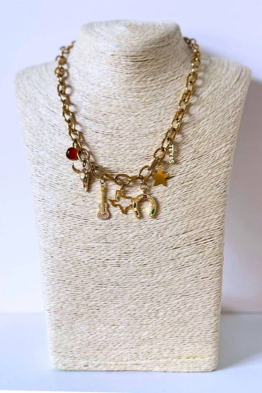 Kessler Elliott - Women's The Texas Ii Charm Necklace