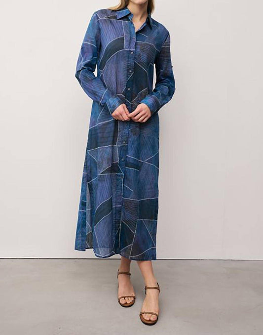 0039 Italy - Taya Long Sleeve Button Down Dress