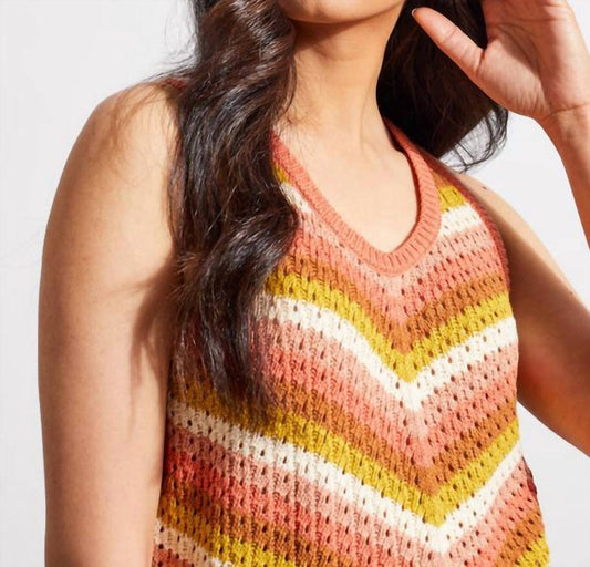 Tribal - Crew Neck Racer Back Sweater