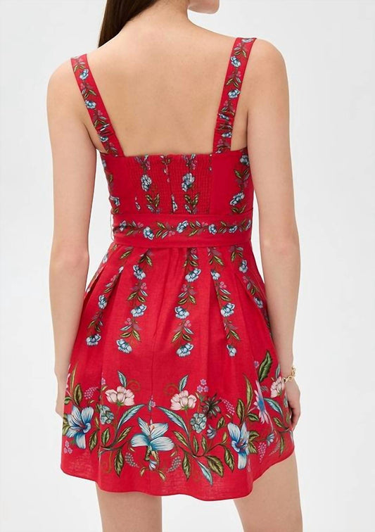 Farm Rio - Sweet Bloom Bouquet Mini Dress