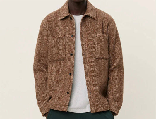 Les Deux - Milian Herringbone Overshirt -plus