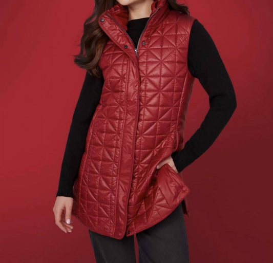 Renuar - Sleeveless Quilted Vest Jacket
