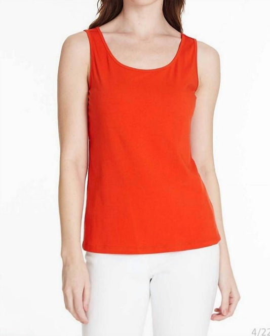 Multiples - Double Scoop Neck Tank Top