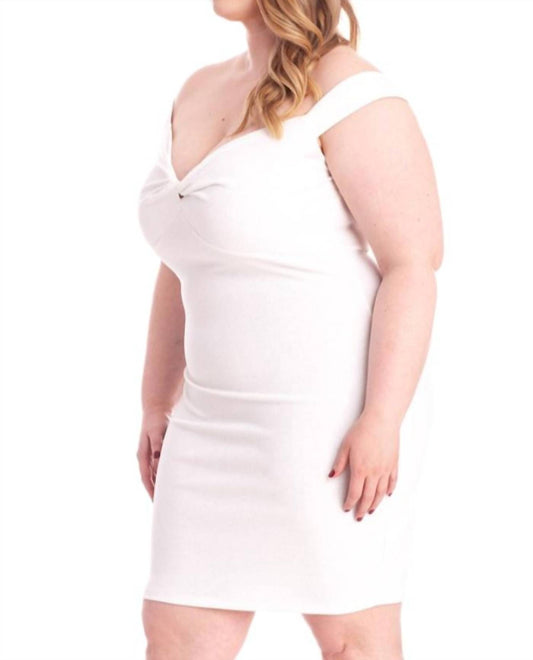 OFF THE SHOULDER MINI DRESS