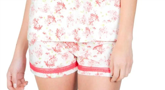 Twelve Eighty Eight - Elizabeth Spaghetti Strap Camisole Boxer Pajama Set