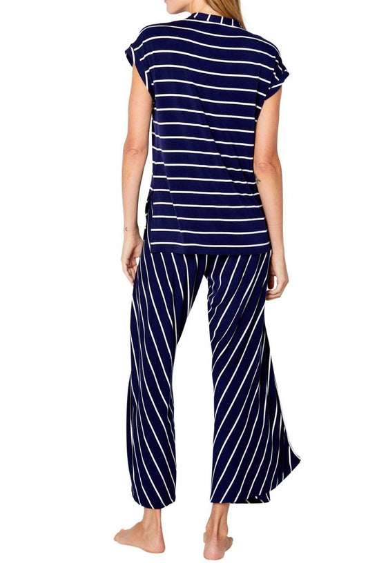 Twelve Eighty Eight - Marina Stripes Drop Shoulder Loungewear Set
