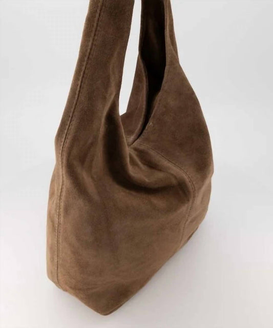 Italian'S Leather - Women's Silvia Suede Leather Tote Bag