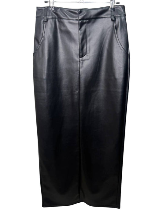 Needii - Women's Faux Leather Skirt