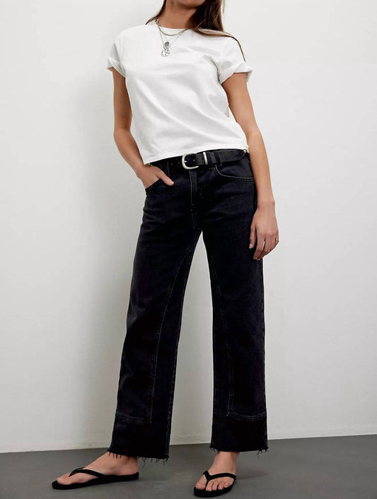 Free People - Risk Taker Mid Rise Straight Jeans