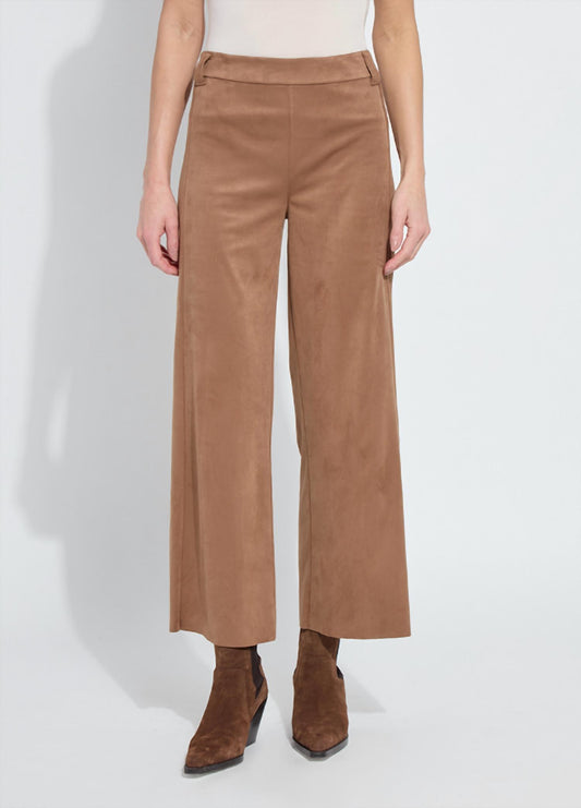 Lysse - Vionette Vegan Suede Wide Leg Trouser