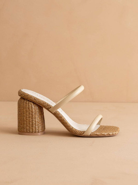 Oasis Society - Margaret Rattan Heel Sandal