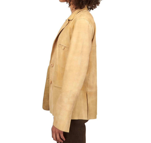 Jakett - Lucia Waxed Suede Jacket