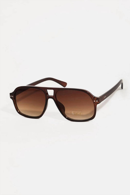 Fame Accessories - Men's Plastic Aviator Frame Sunglasses
