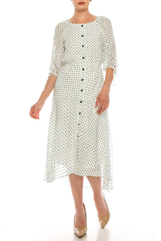 Maison Tara - Polkadot Hi-lo Dress