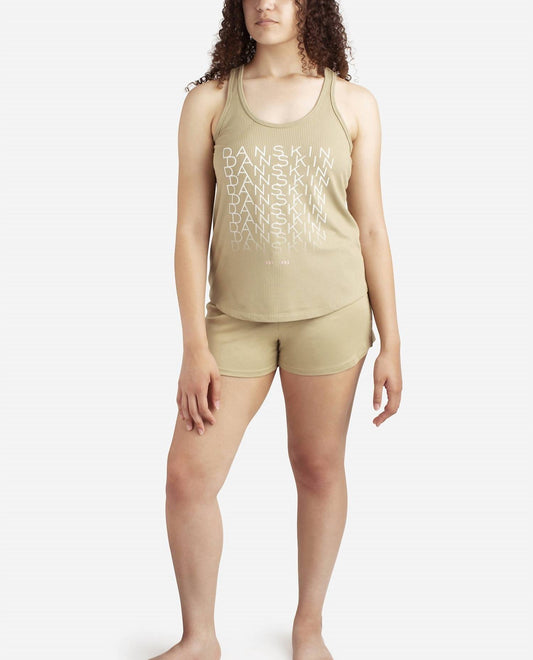 Danskin - Racerback Tank Sleep With Shorts Set