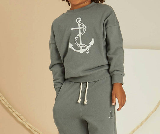 Rylee + Cru - Boy's Terry Crewneck