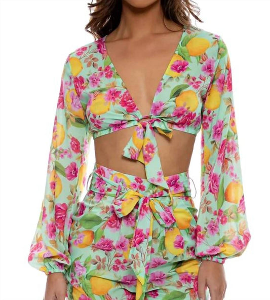 Luli Fama - Limoncello Crop Top