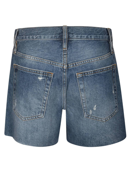 Frame - WOMEN'S DISTRESSED DENIM SHORTS