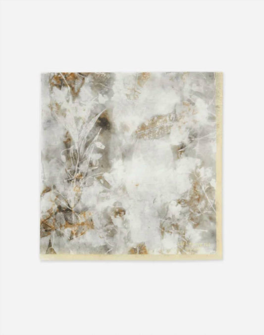 Lafayette 148 - Eco Leaves Print Cotton-Silk Scarf