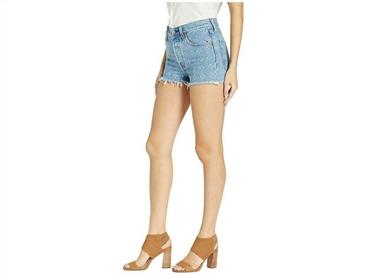 Levi'S - 501 High Rise Button Fly Fringe Dottie Jeans