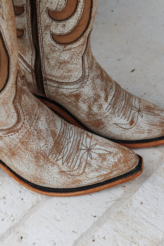 Liberty Boot Co. - Women's Carnaza Cobre Mantequilla Cowgirl Boot - Medium