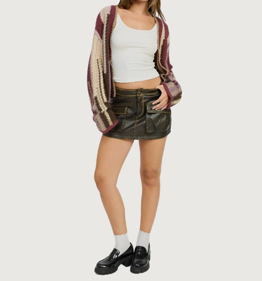 Emory Park - Reggie Faux Leather Mini Skirt