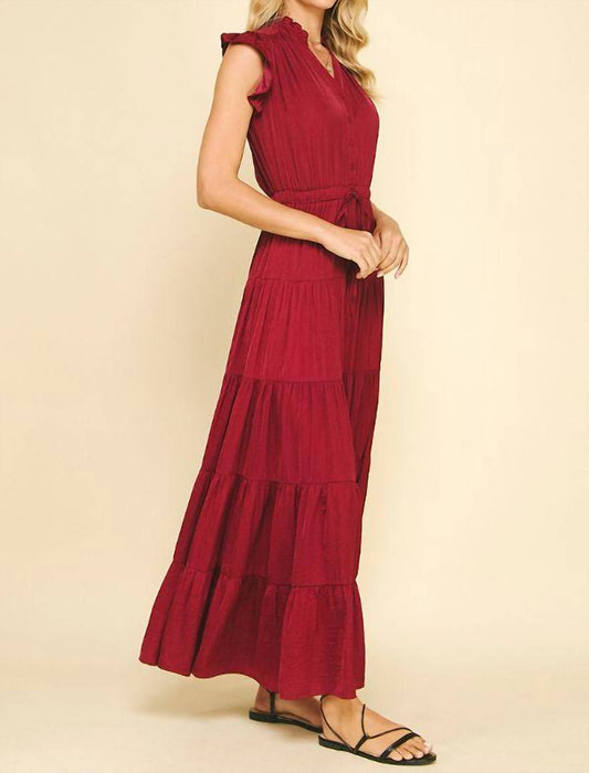 Pinch - Fall Sleeveless Maxi Dress