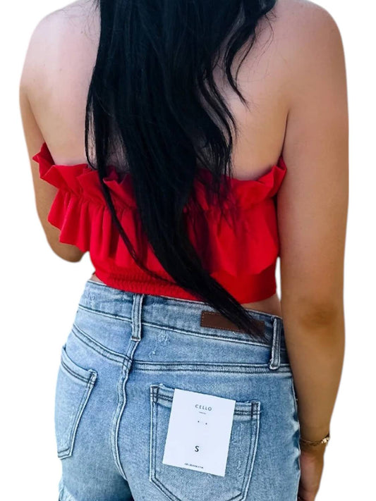 Glam - In The Name Of Love Sleeveless Crop Top