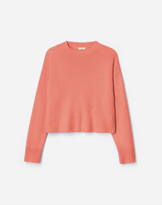 Lafayette 148 - Women's Cashmere Crewneck Cropped Sweater