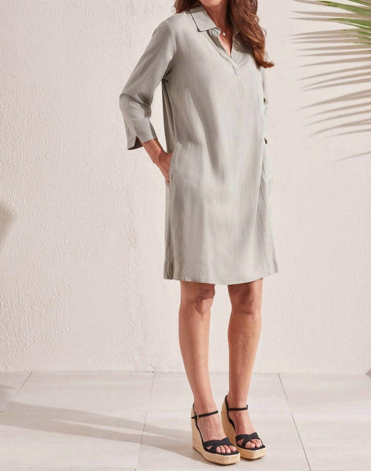 Tribal - THREE-QUARTER SLEEVE DRESS WITH POCKETS