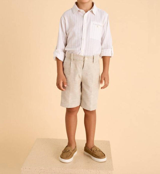 Mayoral - Linen Dress Shorts