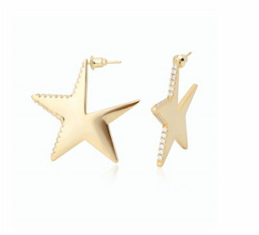 Vintage Havana - Gail Star Earrings