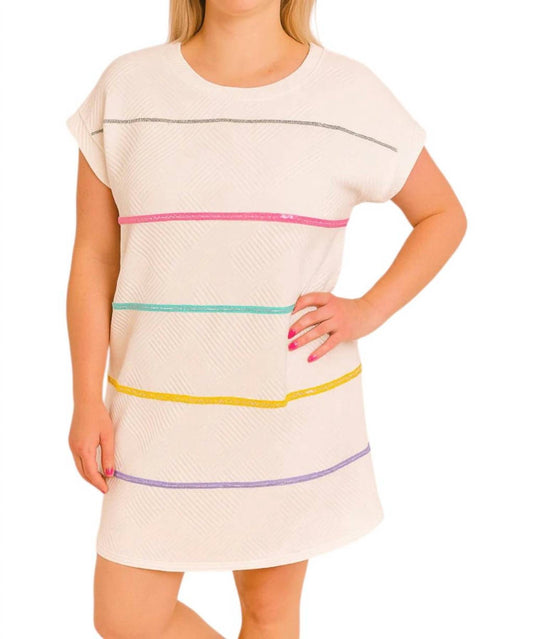 Entro - Keep Things Fun Quilted Dress