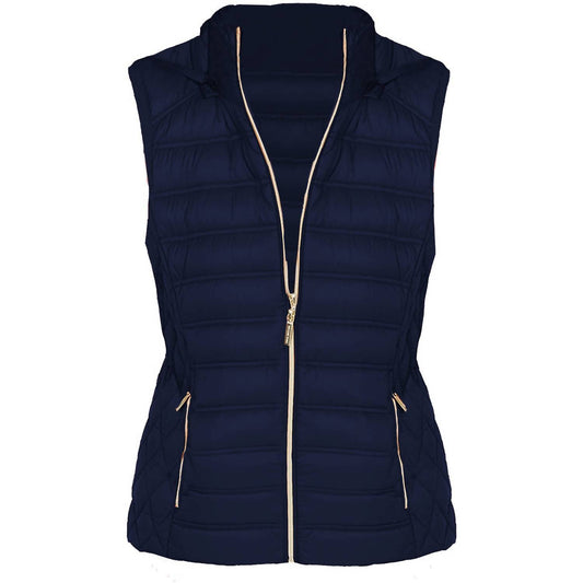 Down Fill Full Zip Removable Hood Puffer Vest