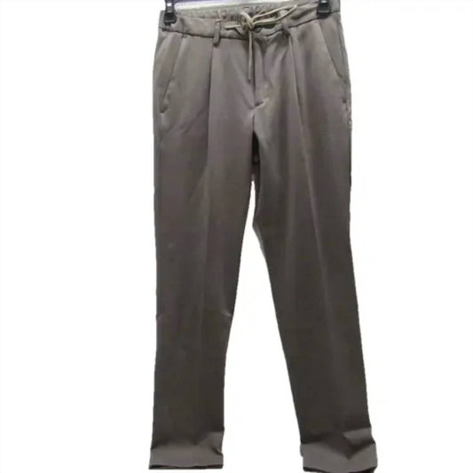 Boggi Milano - Men's Wool Blend Drawstring Trousers