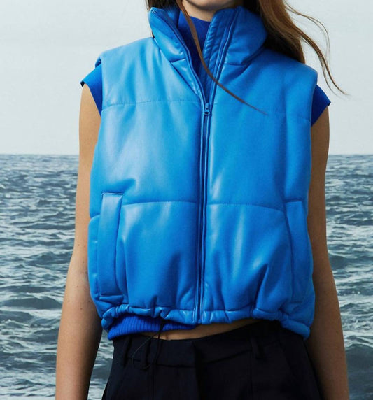 Melissa Nepton - Clyde Faux Leather Vest