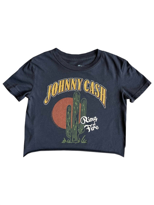 Rowdy Sprout - Kid's Johnny Cash Not Quite Crop Tee