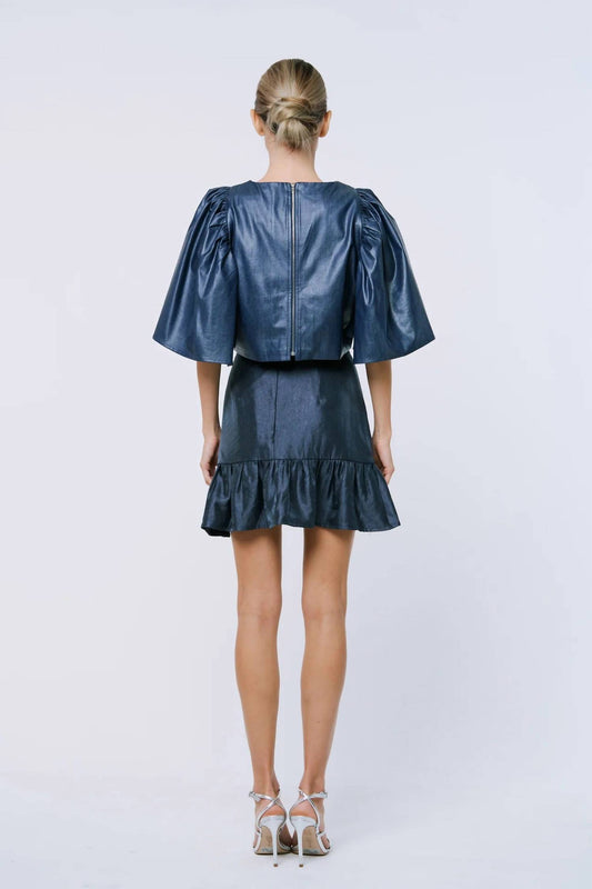 Ciebon - Metallic Mirage Skirt