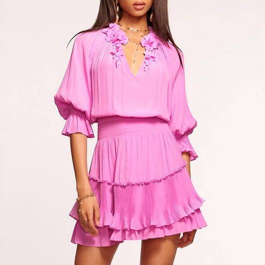 Ramy Brook - Allison Pleated Mini Dress