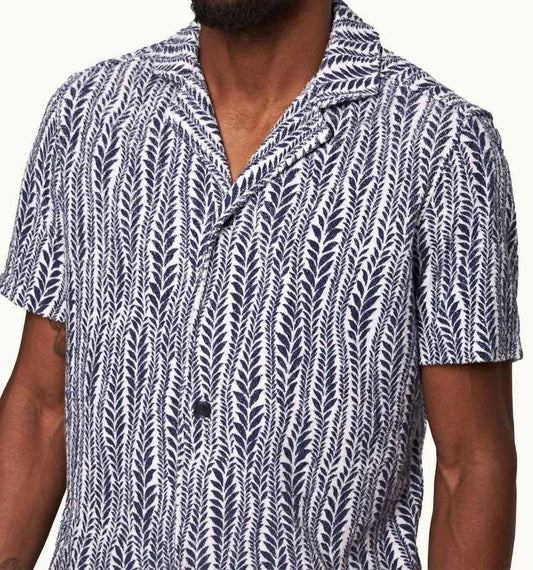 Orlebar Brown - Howell Toweling Fern Print Camp Shirt